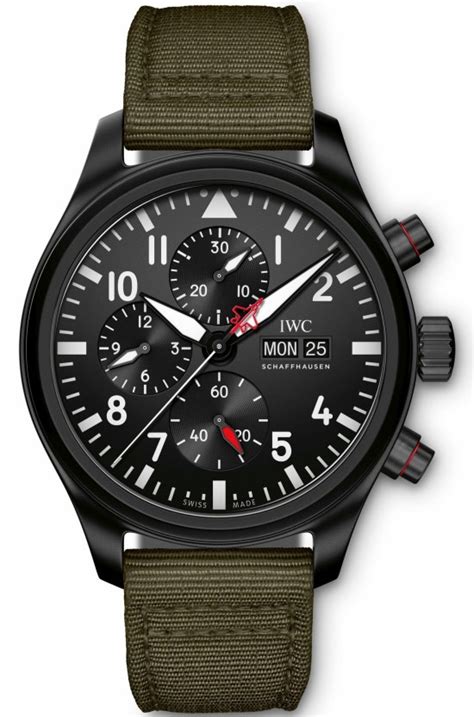 iwc flieger chronograph|iwc pilot top gun.